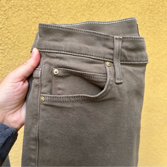 Mother High Waisted Rascal Ankle Step Fray jeans Capers 27 - Picture 16 of 16